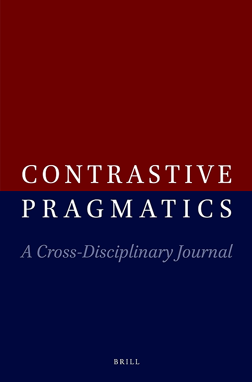 Go to journal home page - Contrastive Pragmatics